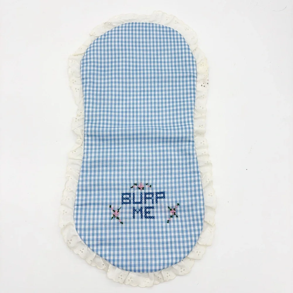 Vintage Handmade Burp Me Burp Cloth